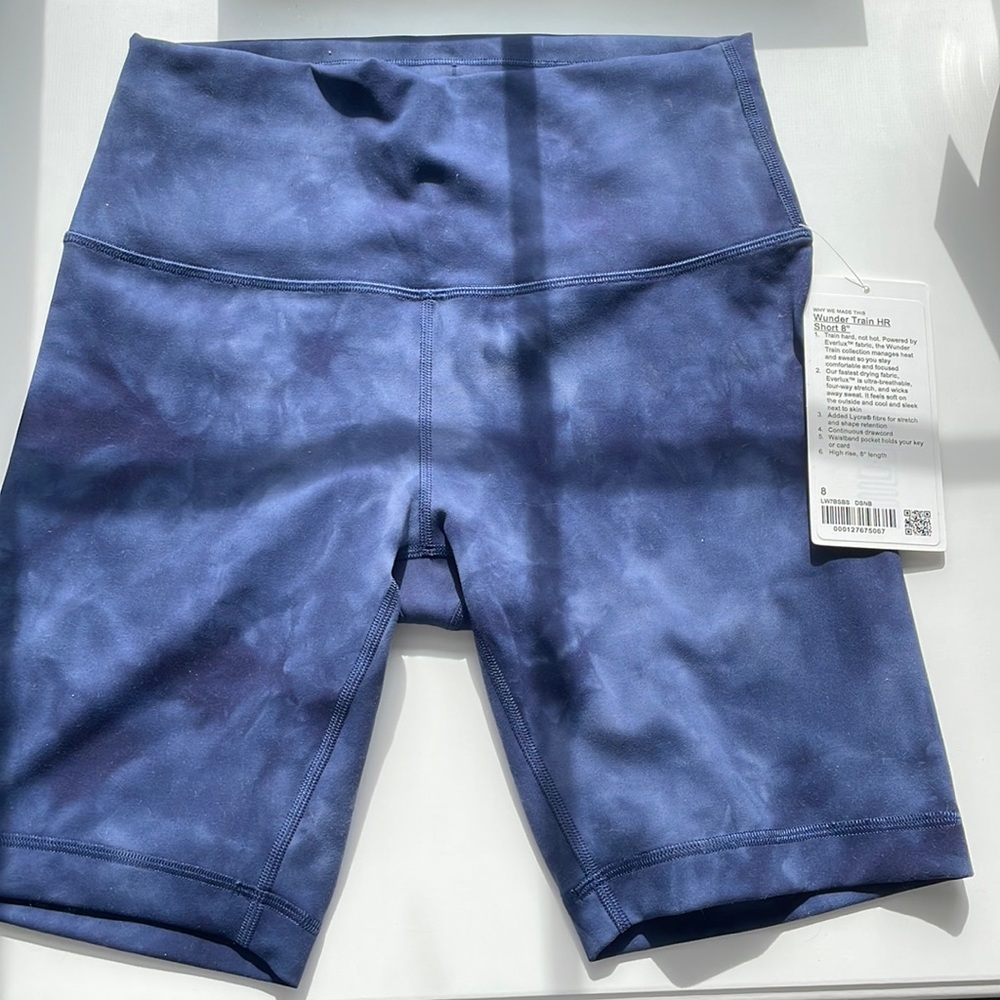 NWT Lululemon Wunder Train HR short 8”